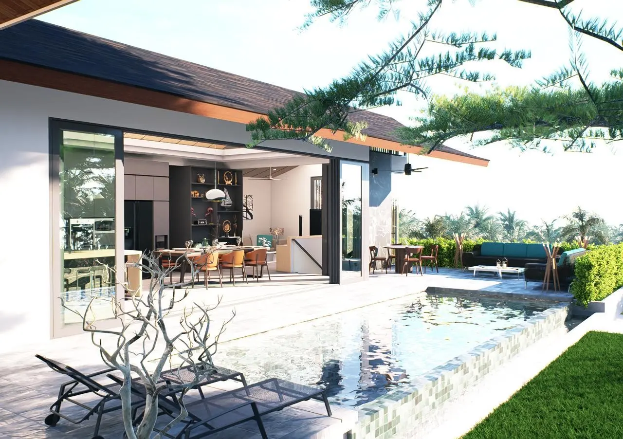 Freehold Serenity: Exquisite 3-Bedroom Villa with Pool in Lamai, Koh Samui