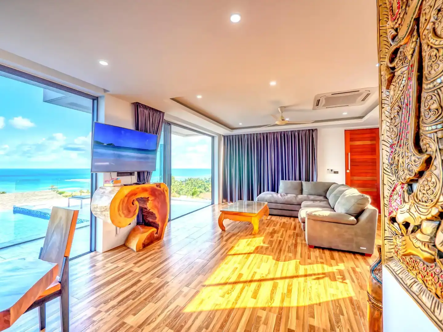 "Freehold Sea View Villas: Spacious Living in Lamai, Koh Samui"