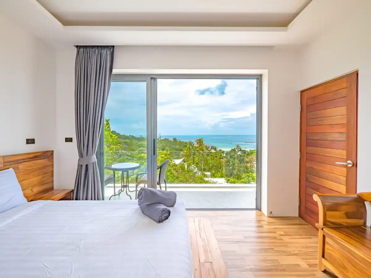 "Freehold Sea View Villas: Spacious Living in Lamai, Koh Samui"