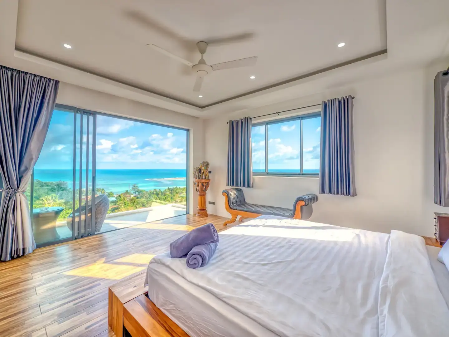 "Freehold Sea View Villas: Spacious Living in Lamai, Koh Samui"