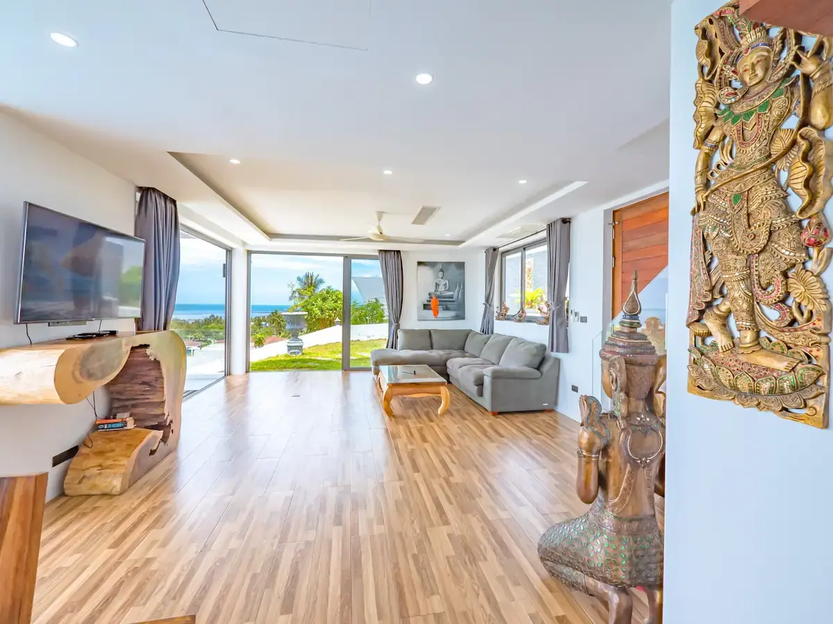 "Freehold Sea View Villas: Spacious Living in Lamai, Koh Samui"