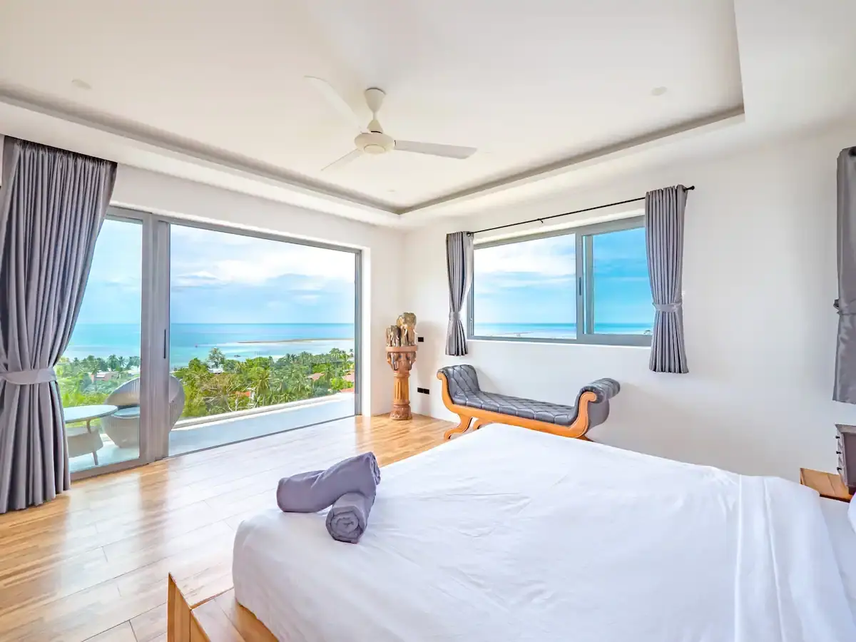 "Freehold Sea View Villas: Spacious Living in Lamai, Koh Samui"