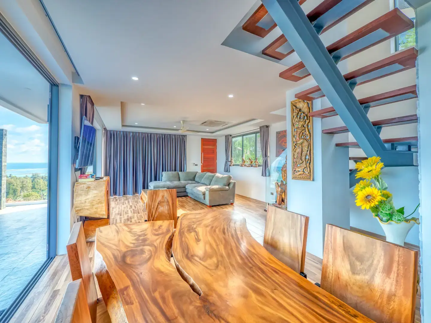 "Freehold Sea View Villas: Spacious Living in Lamai, Koh Samui"