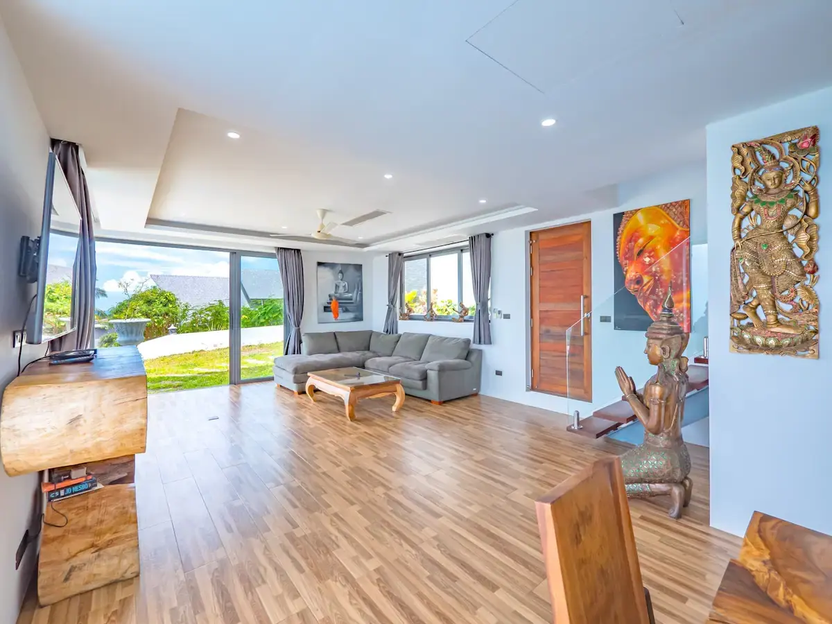 "Freehold Sea View Villas: Spacious Living in Lamai, Koh Samui"