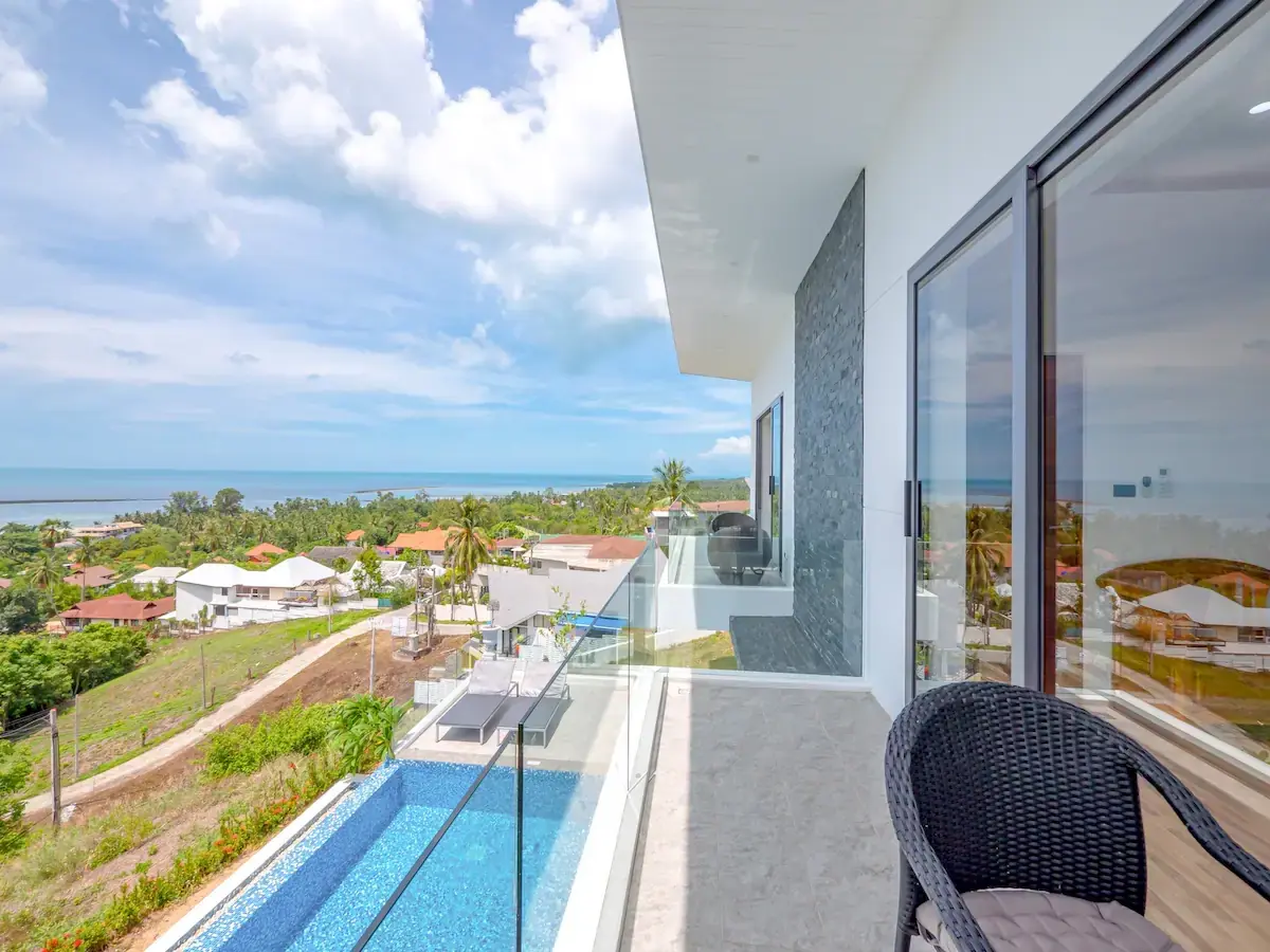 "Freehold Sea View Villas: Spacious Living in Lamai, Koh Samui"