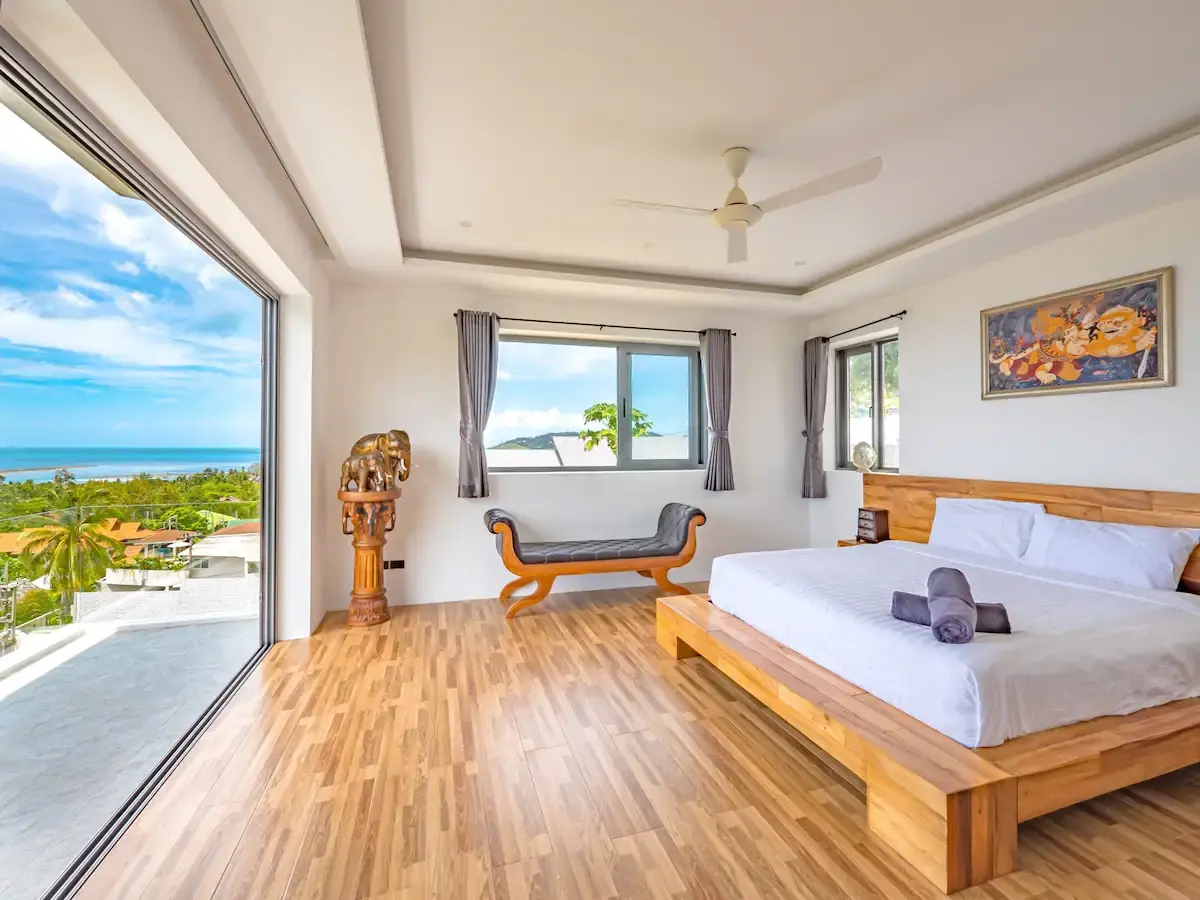 "Freehold Sea View Villas: Spacious Living in Lamai, Koh Samui"