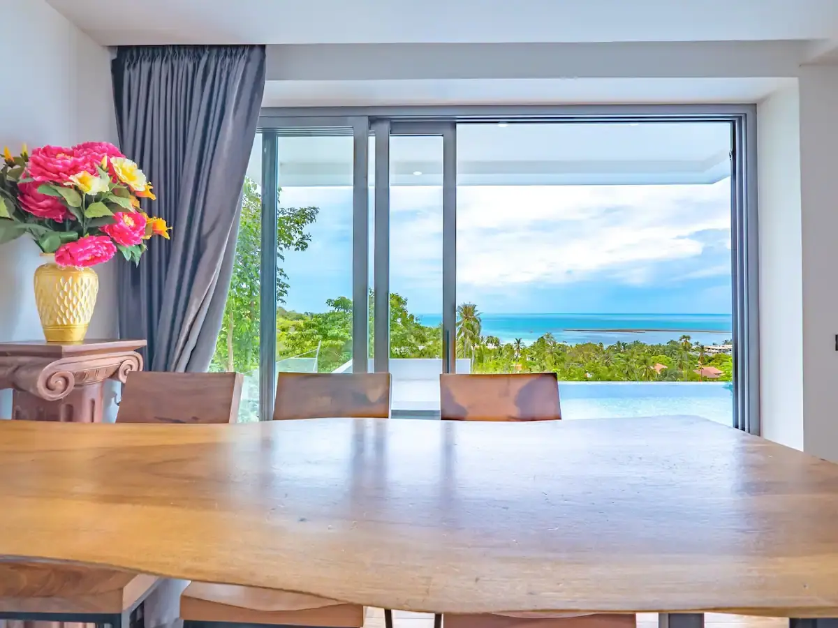 "Freehold Sea View Villas: Spacious Living in Lamai, Koh Samui"