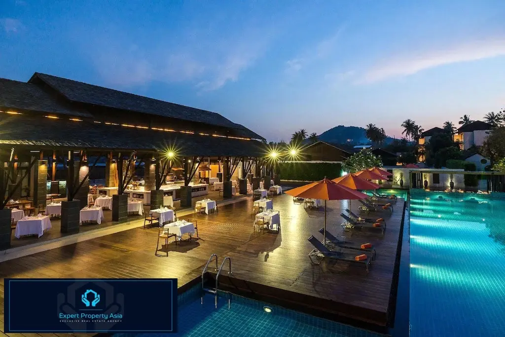 "Prime Investment Opportunity: 99-Bedroom Freehold Resort in Koh Samui's Choengmon"