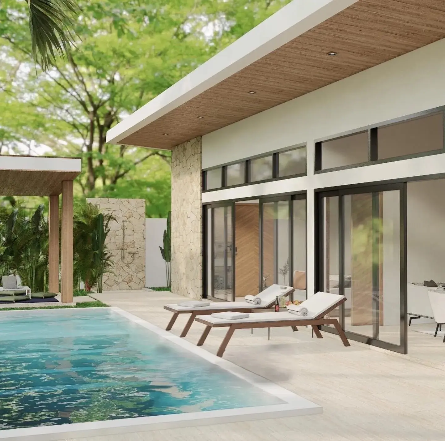 "Votre Villa de Rêve avec Piscine : Maisons en Pleine Propriété de 1 à 2 Chambres à Bo Phut"