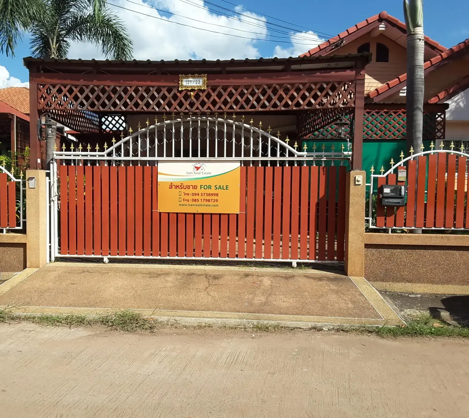 บ้านให้เช่าในสภาพดี 3 ห้องนอน 2 ห้องน้ำ วางขายแล้ว ตำบลหนองบัว อุดรธานี