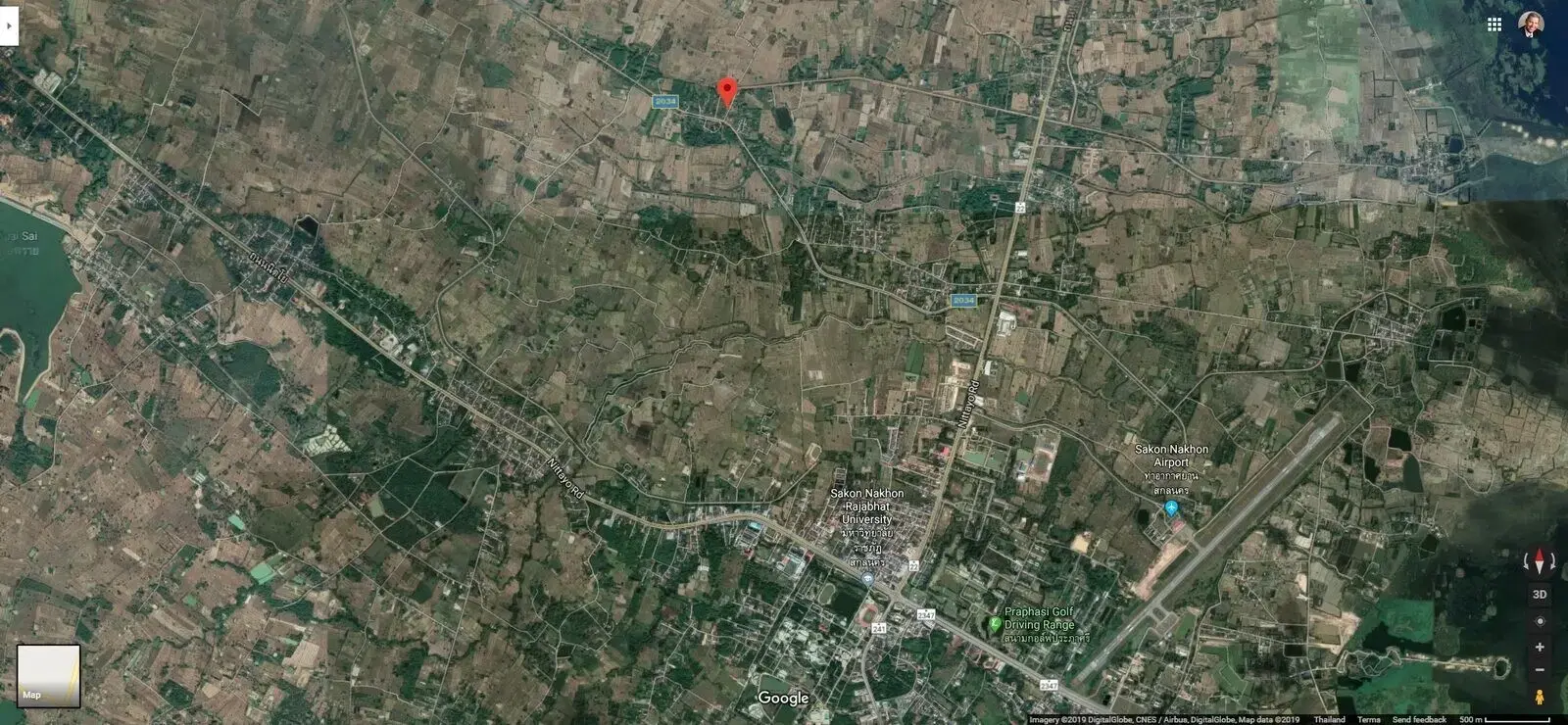 Affordable Land for Sale in Sakon Nakhon – Prime Location Near Hang Hong, Sakon Nakhon, Thailand