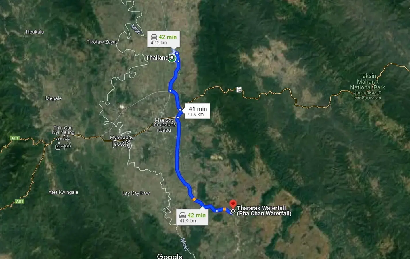 5+ Rai of Beautiful Land And Bungalow For Sale in Mae Kasa, Mae Sot, Tak, Thailand