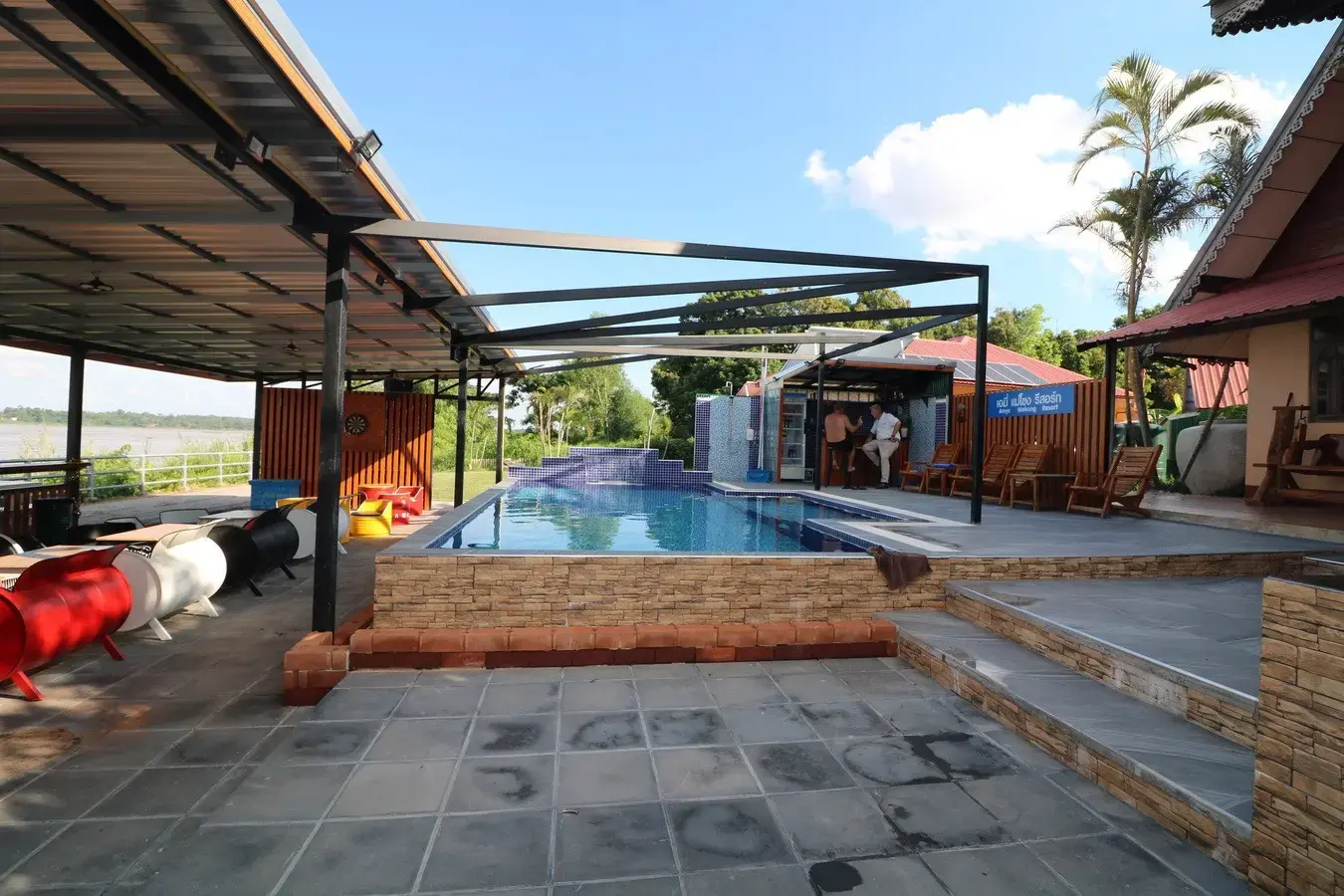 Amy&#039;s Mekong Resort is For Sale, Located on The Mekong River, That Phanom, Nakhon Phanom, Thailand