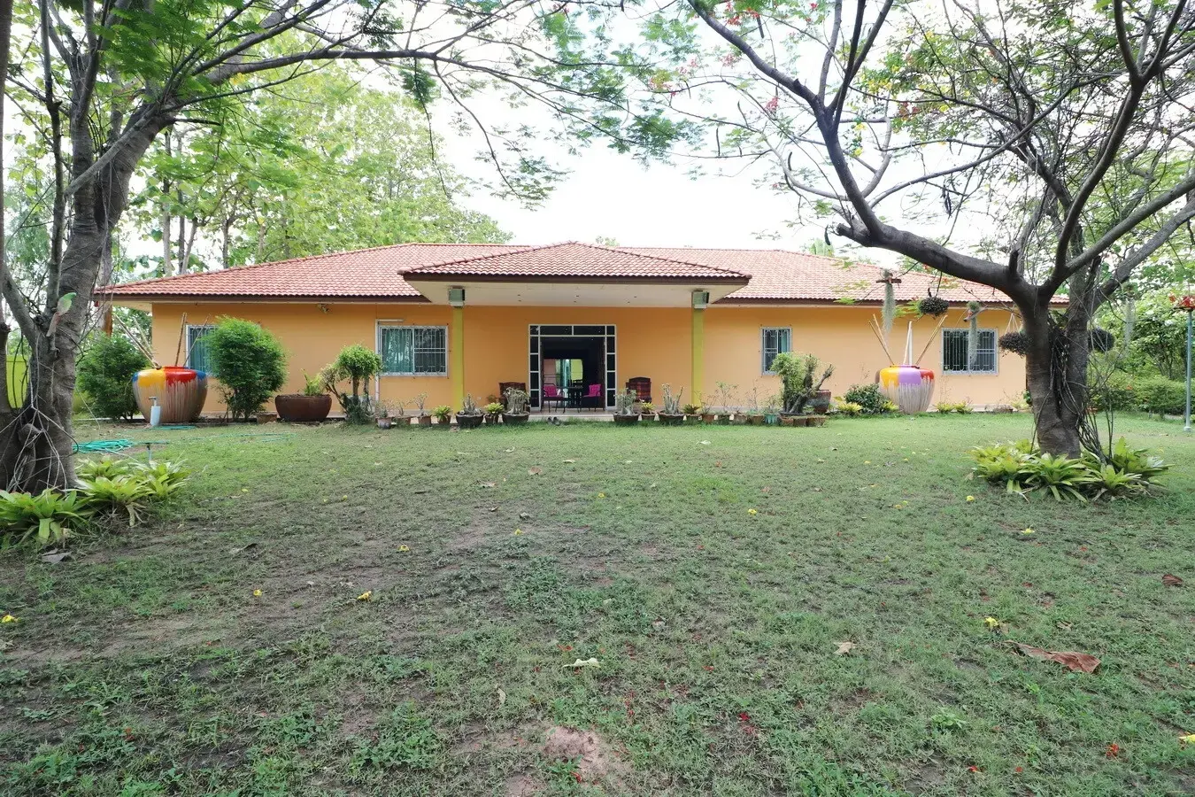 Stunning 5 Bed, 3 Bath Home For Sale on 3.5+ Rai of Landscaped Land Near Nong Wau So, Udon Thani, Thailand