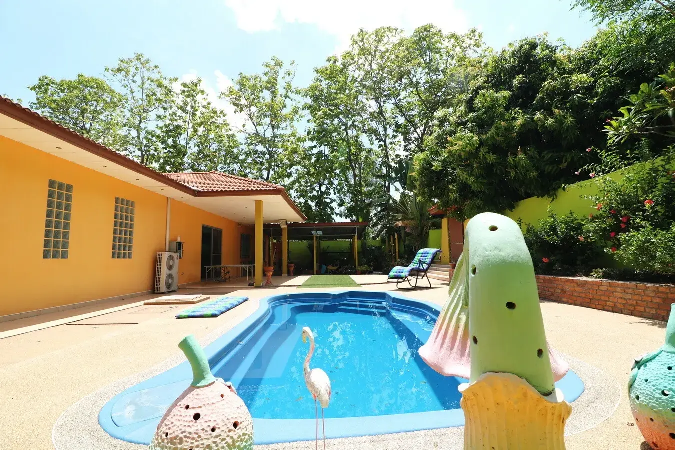 Stunning 5 Bed, 3 Bath Home For Sale on 3.5+ Rai of Landscaped Land Near Nong Wau So, Udon Thani, Thailand