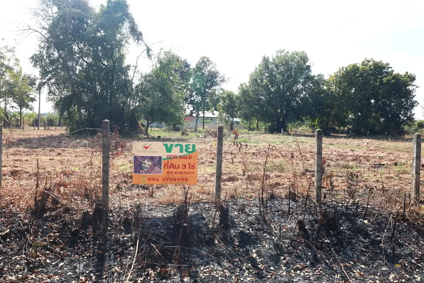 3 Rai, 84 Talang Wah Of Land For Sale, Phra That Bang Phuan, Nong Khai, Thailand