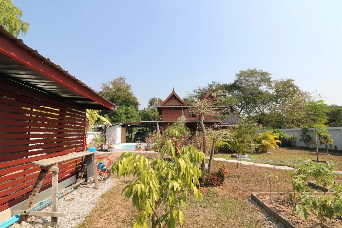 A Traditional Lanna Style 3 BRM, 3 BTH Home For Sale On 1 Rai, 25 Talang Wah, Khon San, Chaiyaphum, Thailand