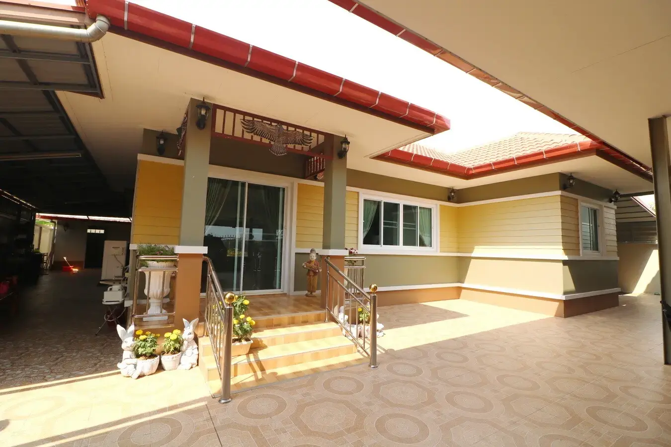 2 Homes Comprising 4 Bedrooms, 4 Bathrooms For Sale in Hin Khon, Lam Plai Mat, Buriram, Thailand