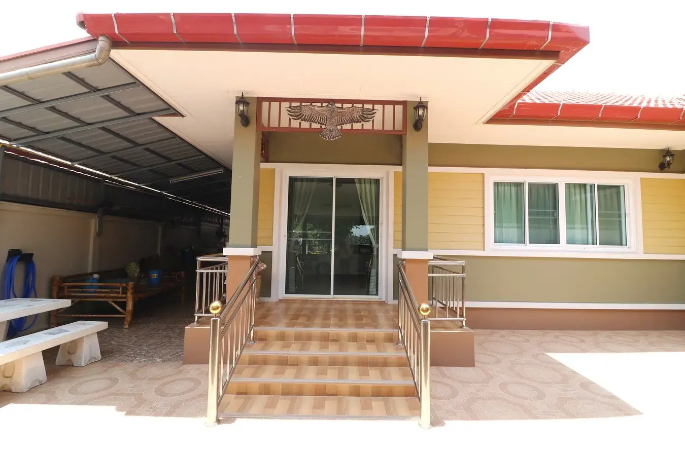 2 Homes Comprising 4 Bedrooms, 4 Bathrooms For Sale in Hin Khon, Lam Plai Mat, Buriram, Thailand