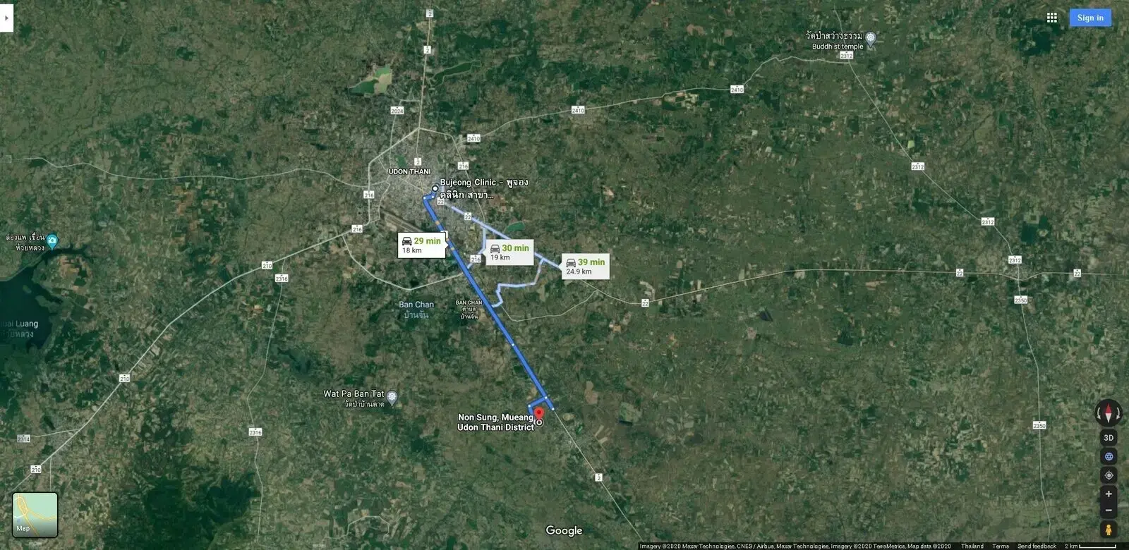 386.4 Sq. Mt. Building Land For Sale, Non Sung, Udon Thani, Thailand