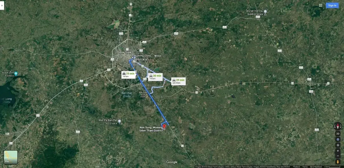 386.4 Sq. Mt. Building Land For Sale, Non Sung, Udon Thani, Thailand