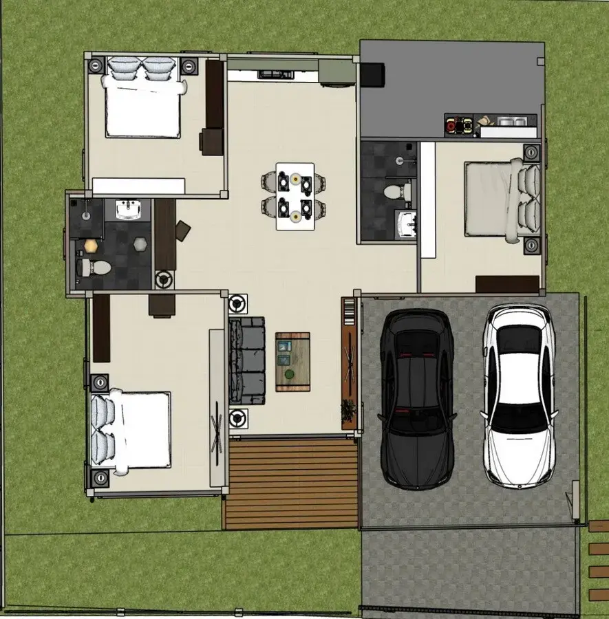 A Desirable 3 Bed, 2 Bath, Corner Block Home For Sale In The City Of Nong Bua Lam Phu, Thailand