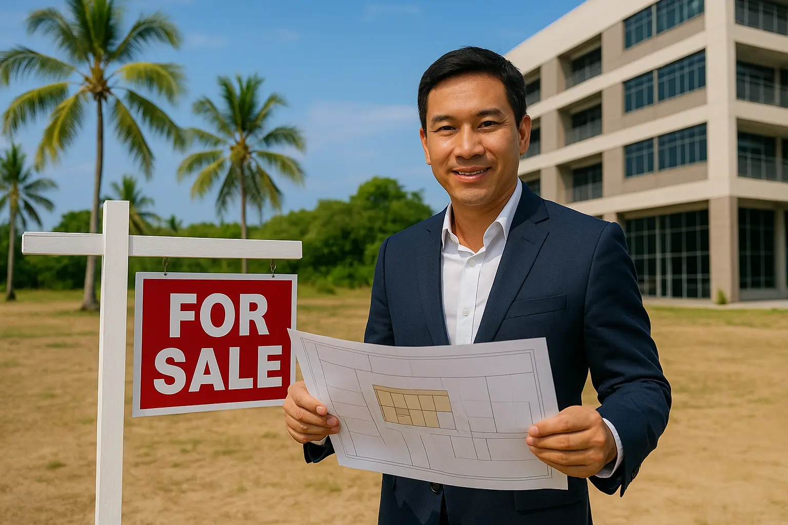Sales of commercial land and property