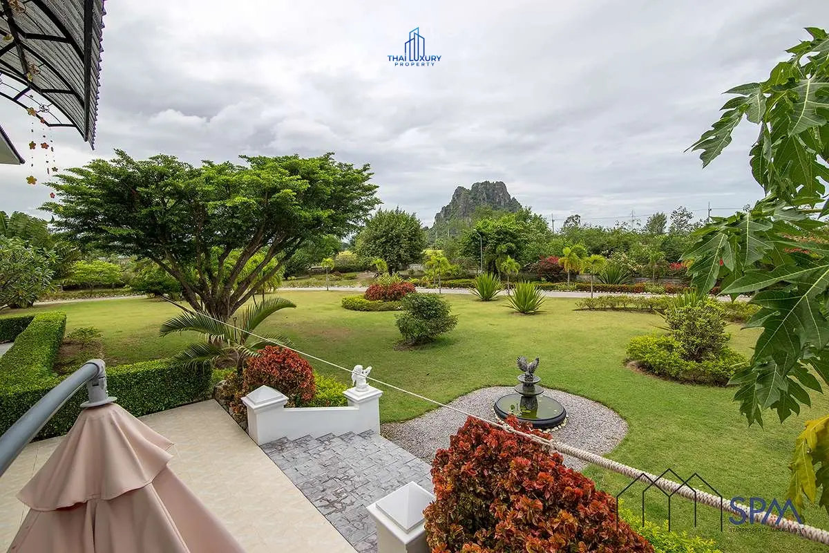 Spacious Single-Story Villa with Lush Views and Open Living in Cha-Am