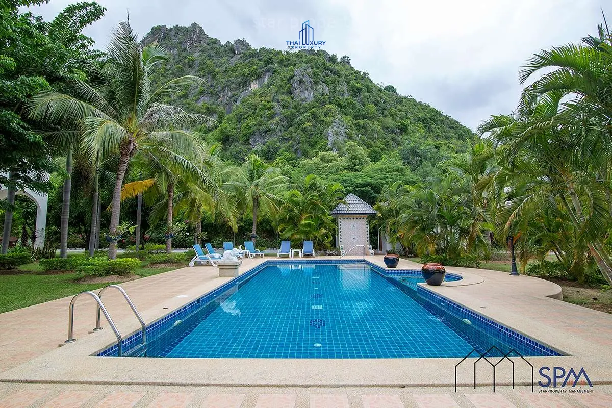 Spacious Single-Story Villa with Lush Views and Open Living in Cha-Am