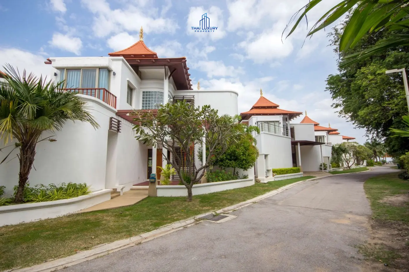 Spacious 3-Bedroom Two-Story Home with Private Pool and Lush Tropical Gardens in Cha-Am