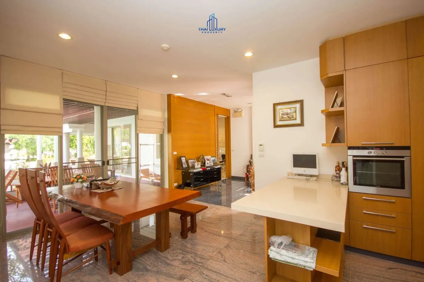 Spacious 3-Bedroom Two-Story Home with Private Pool and Lush Tropical Gardens in Cha-Am