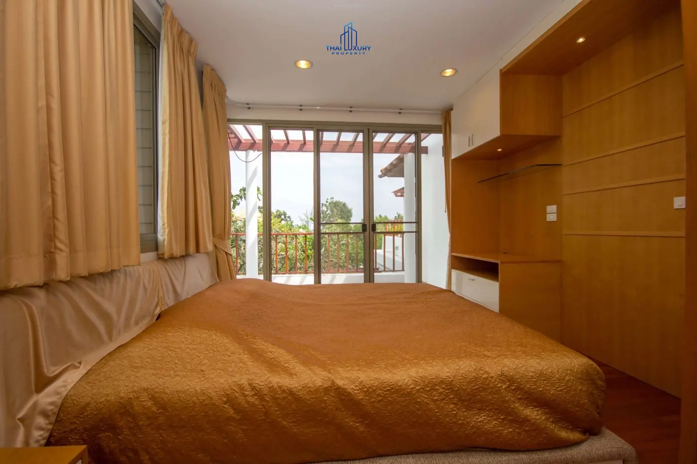 Spacious 3-Bedroom Two-Story Home with Private Pool and Lush Tropical Gardens in Cha-Am