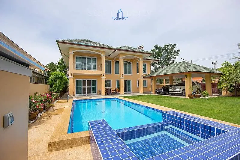 บ้าน 6 ห้องนอนกว้างขวางพร้อมสระว่ายน้ำและวิวธรรมชาติในหัวหิน