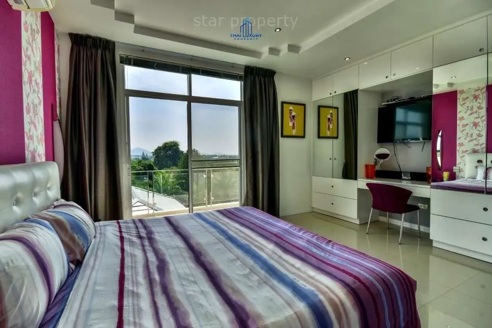 Spacious 4-Bedroom Villa with Balcony Views in Hin Lek Fai, Hua Hin