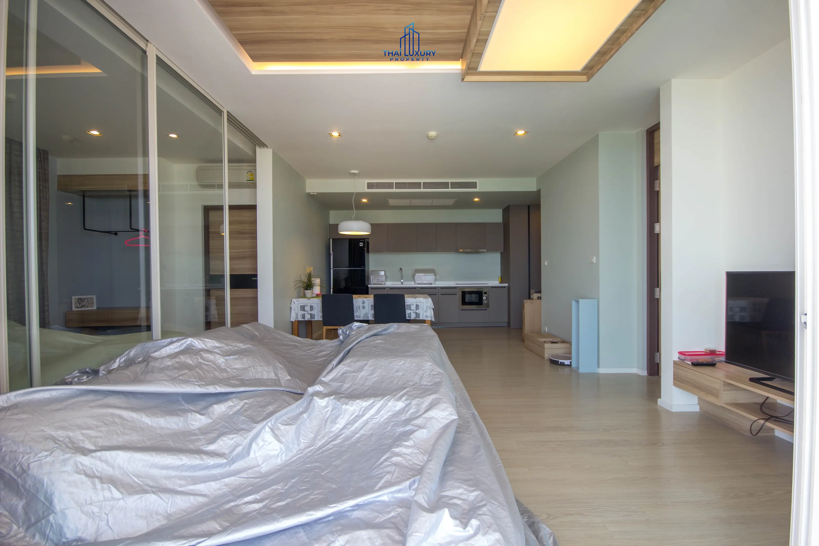 คอนโดพักอาศัย 2 ห้องนอน 2 ห้องน้ำ พร้อมวิวระเบียง ในหนองแก หัวหิน