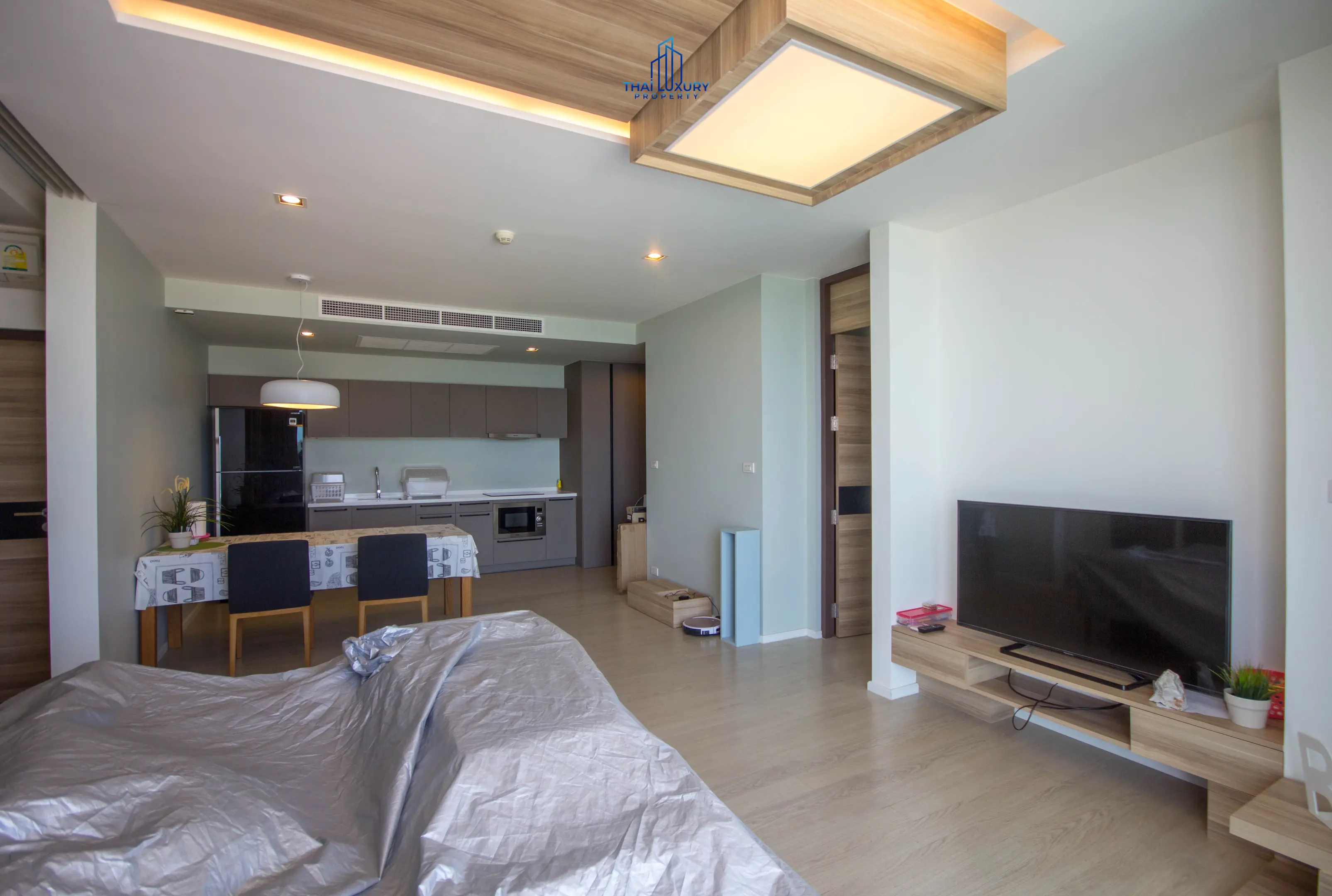 คอนโดพักอาศัย 2 ห้องนอน 2 ห้องน้ำ พร้อมวิวระเบียง ในหนองแก หัวหิน