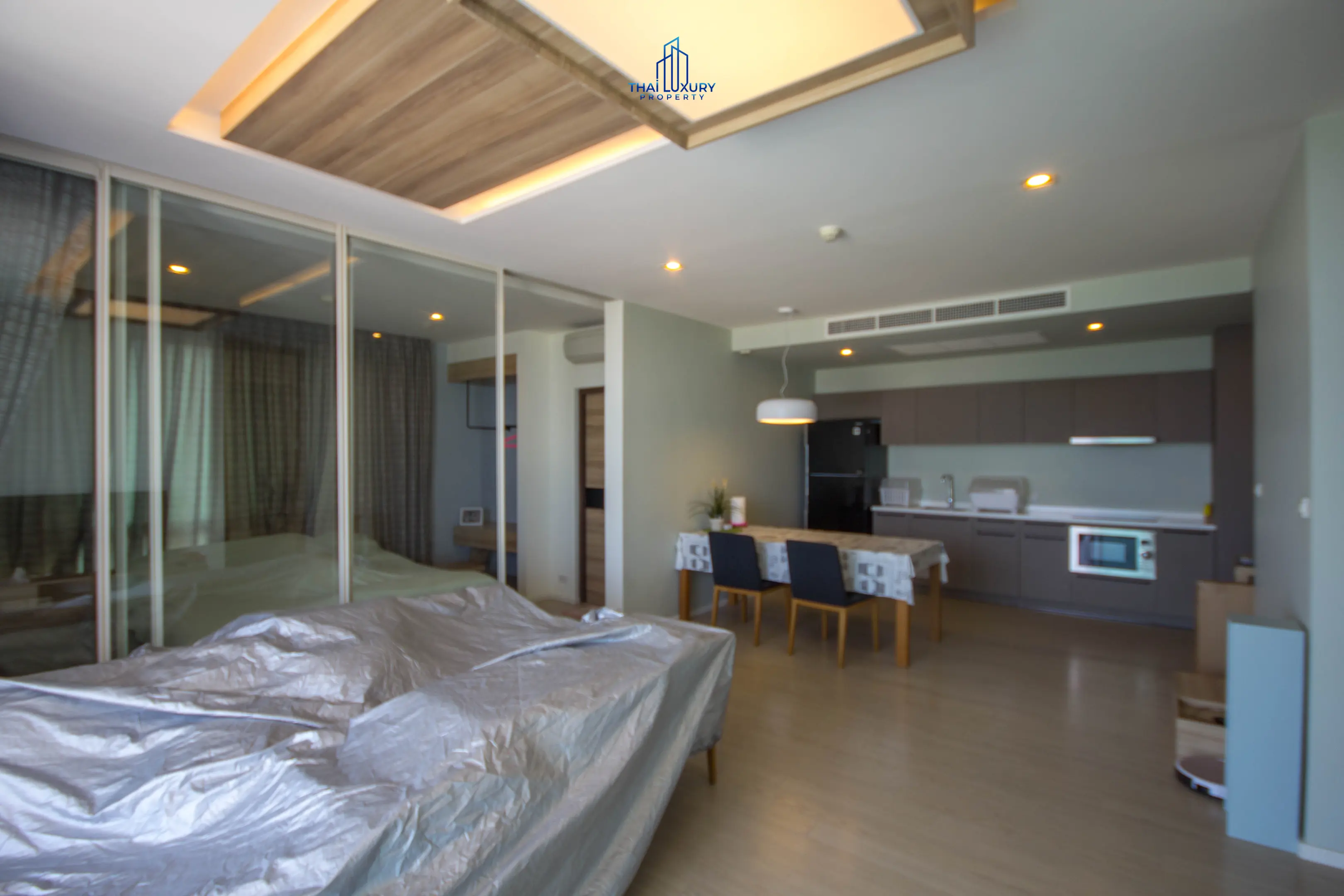 คอนโดพักอาศัย 2 ห้องนอน 2 ห้องน้ำ พร้อมวิวระเบียง ในหนองแก หัวหิน