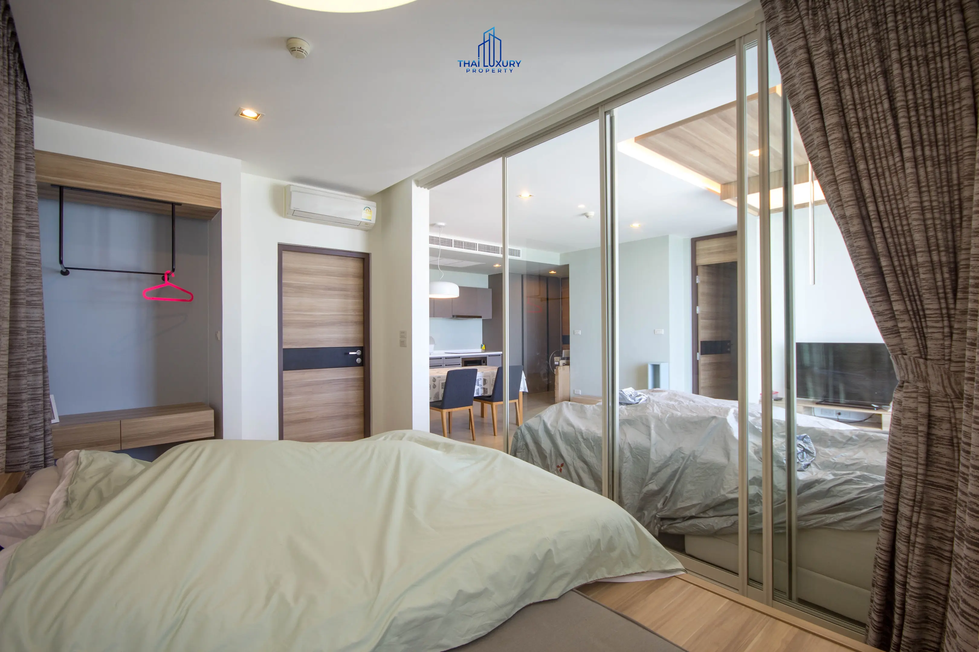 คอนโดพักอาศัย 2 ห้องนอน 2 ห้องน้ำ พร้อมวิวระเบียง ในหนองแก หัวหิน