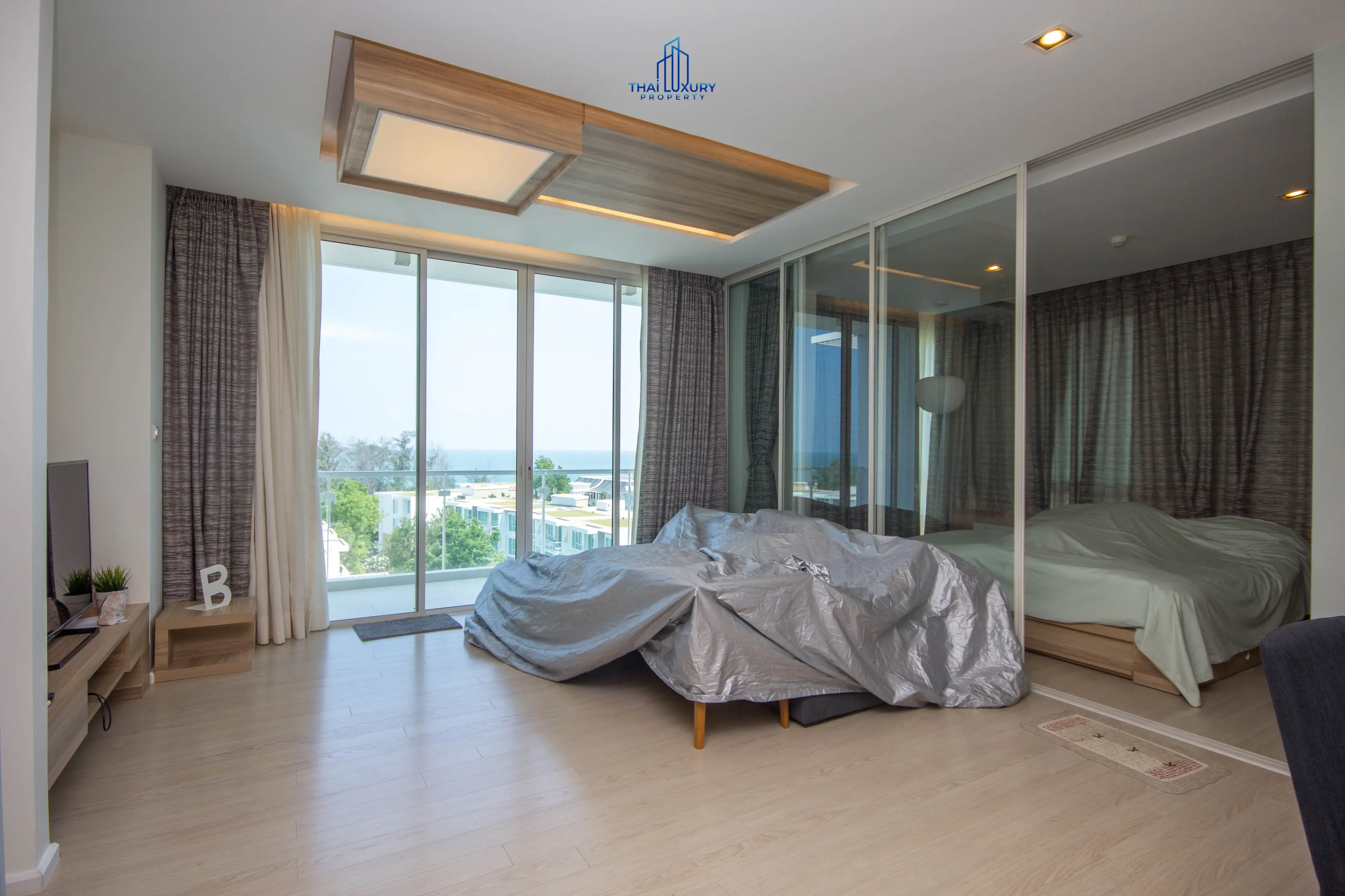 คอนโดพักอาศัย 2 ห้องนอน 2 ห้องน้ำ พร้อมวิวระเบียง ในหนองแก หัวหิน