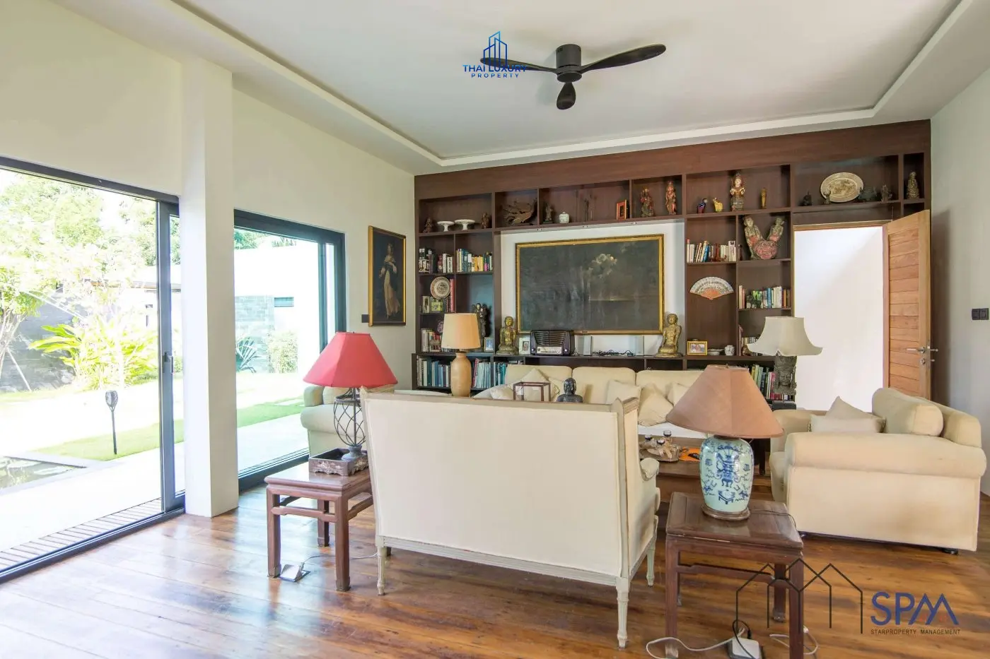 Spacious 7-Bedroom Single-Story Home with Pool and Tropical Garden in Cha-Am