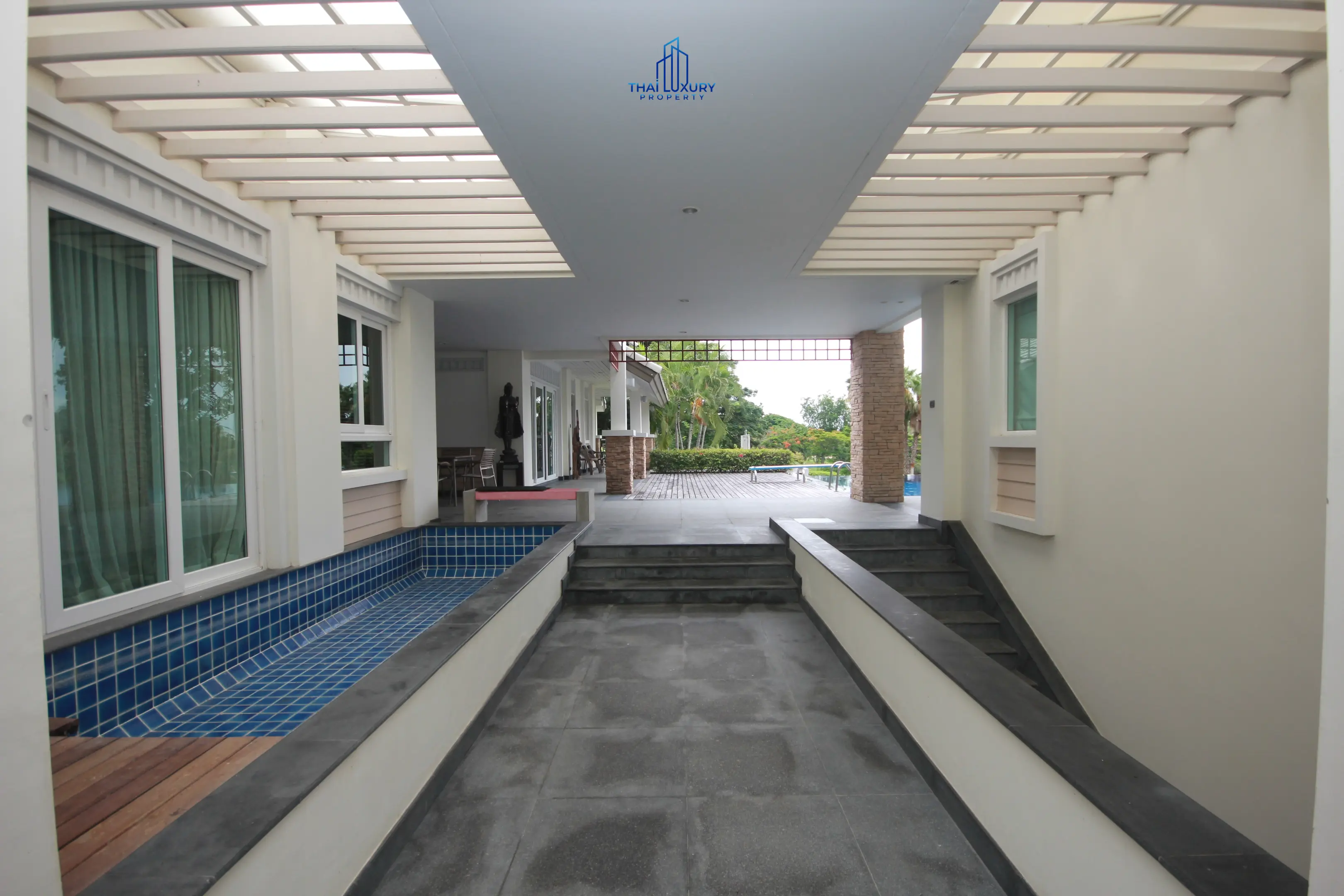 Spacious 9-Bedroom Modern Home with Pool and Garden in Cha-Am