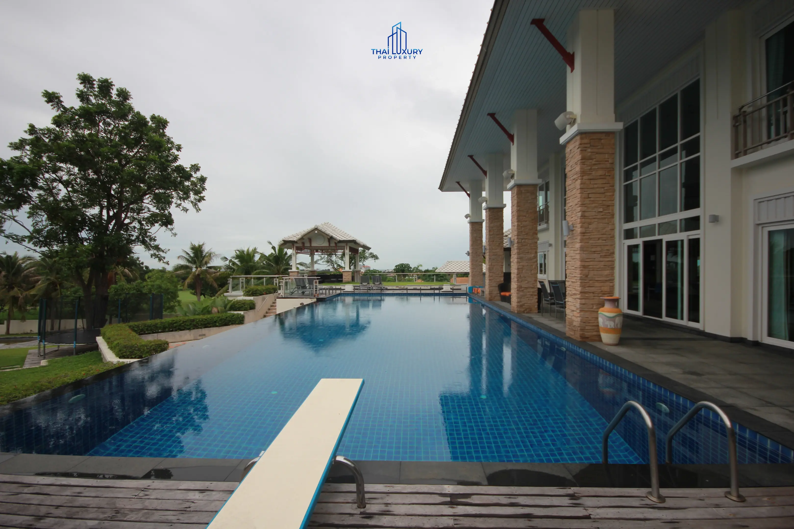 Spacious 9-Bedroom Modern Home with Pool and Garden in Cha-Am