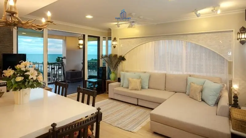 Spacious 3-Bedroom Condo with Stunning Sea Views in Hua Hin’s Nong Kae
