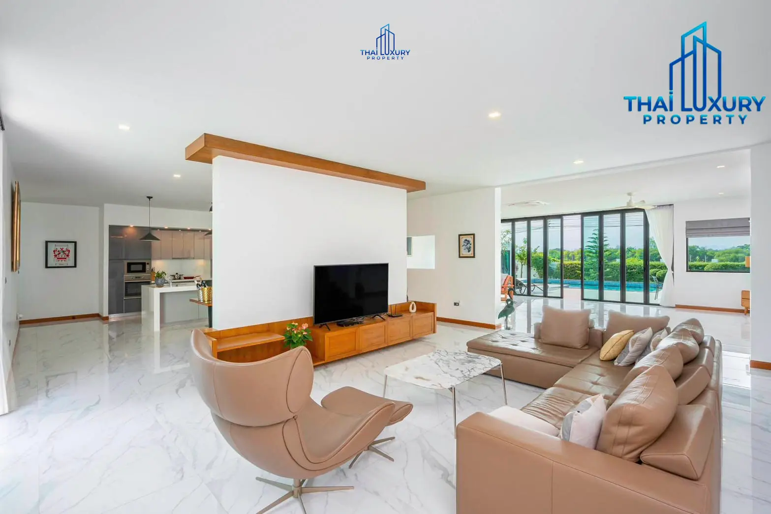 Modern 6 Bedroom Pool Villa at Sunset Views Hua Hin For Sale