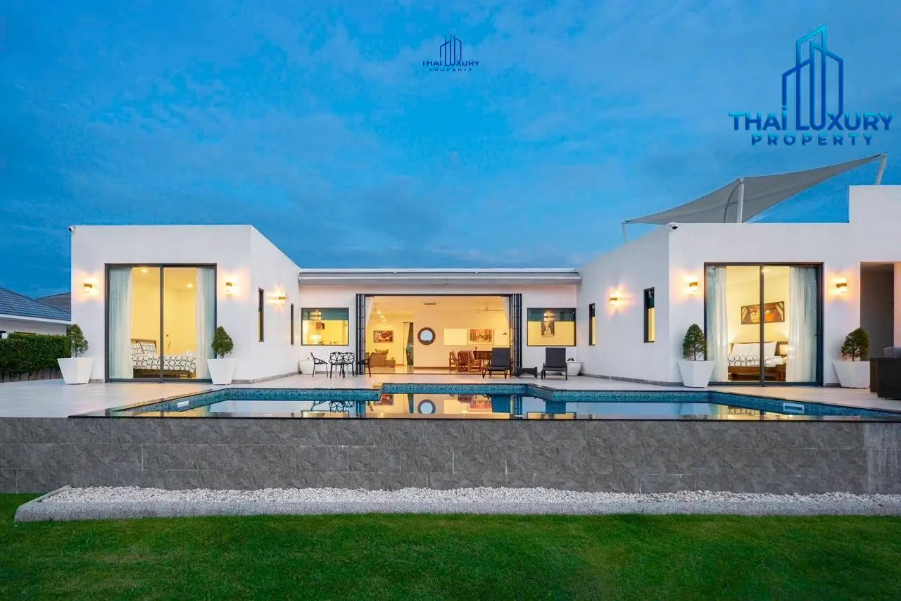 Modern 6 Bedroom Pool Villa at Sunset Views Hua Hin For Sale