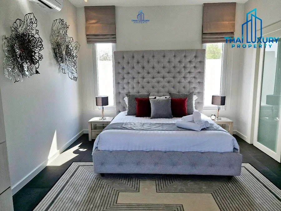 Luxury Private Pool Villa With Mountain View At Baan Phu Thara Mountainside Near Black Mountain Golf Course For Sale