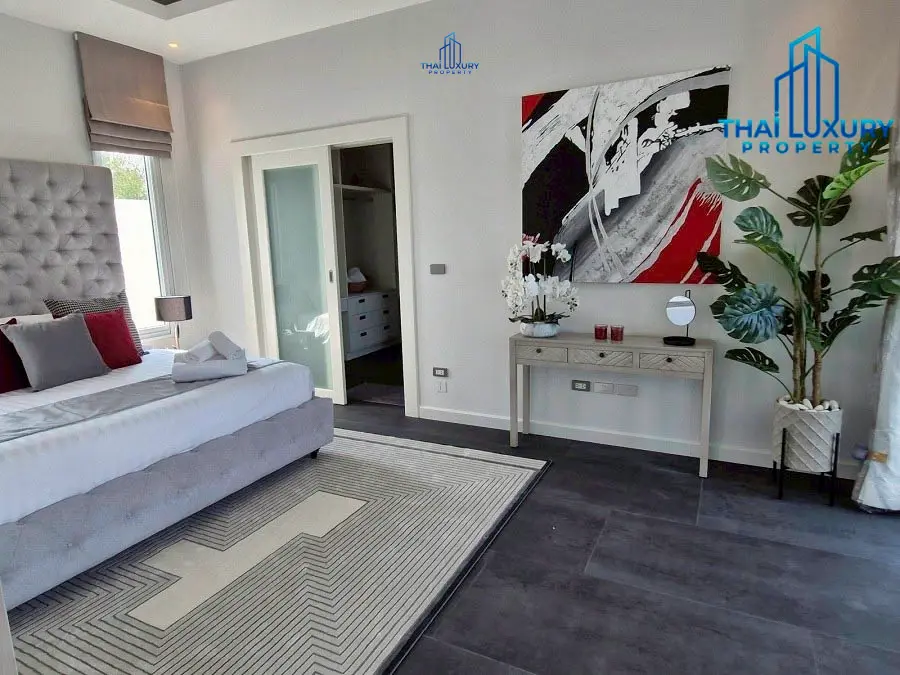 Luxury Private Pool Villa With Mountain View At Baan Phu Thara Mountainside Near Black Mountain Golf Course For Sale