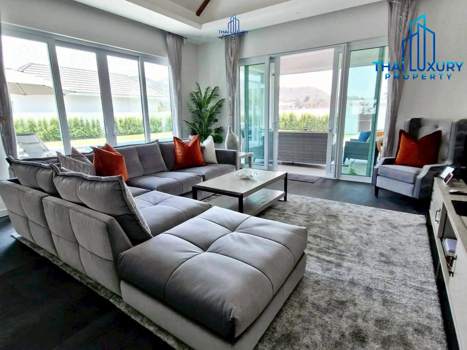 Luxury Private Pool Villa With Mountain View At Baan Phu Thara Mountainside Near Black Mountain Golf Course For Sale