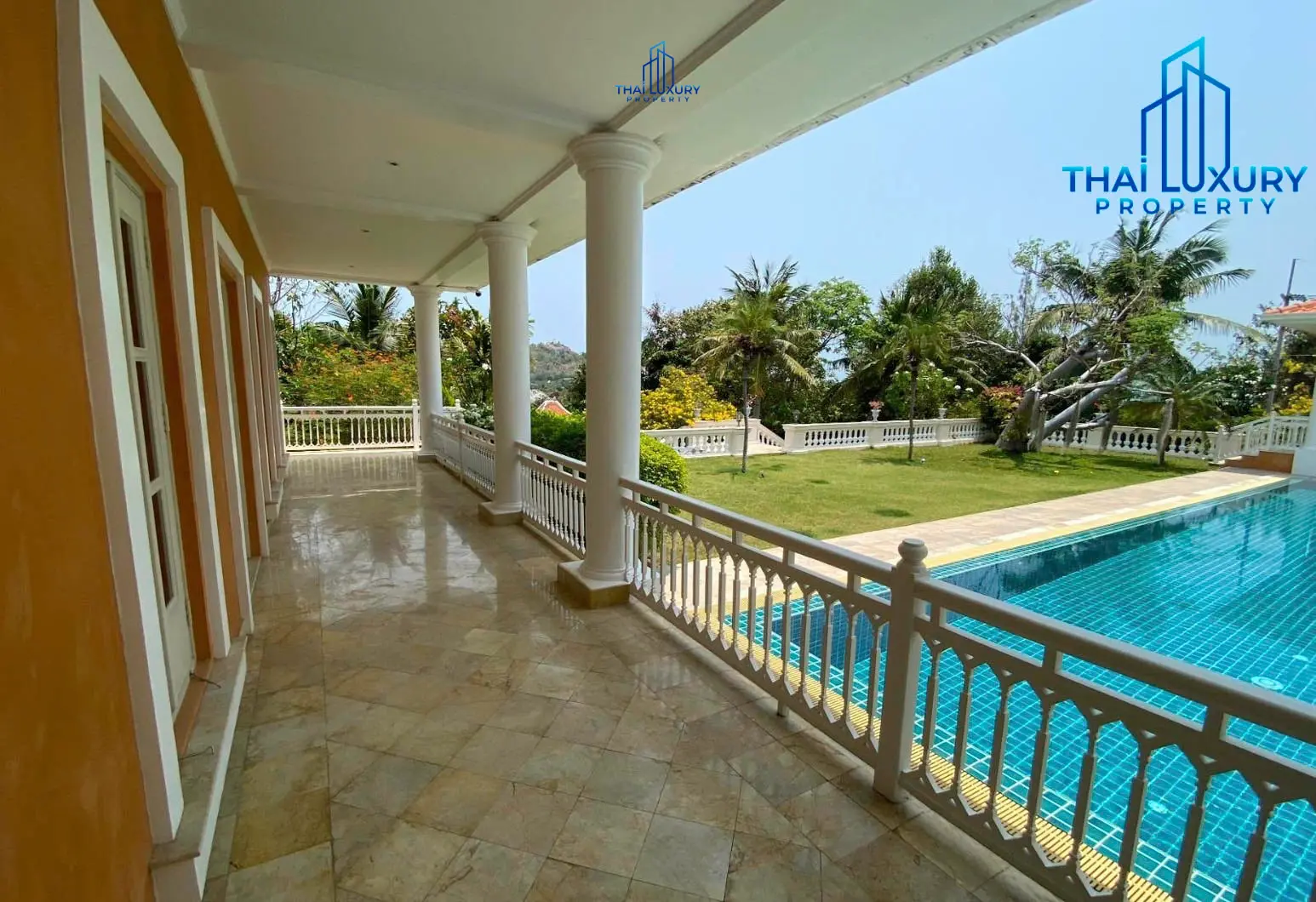 Grand & Luxurious 7-Bedroom Mansion on 2 Rai for Rent or Sale – Soi 116, Hua Hin