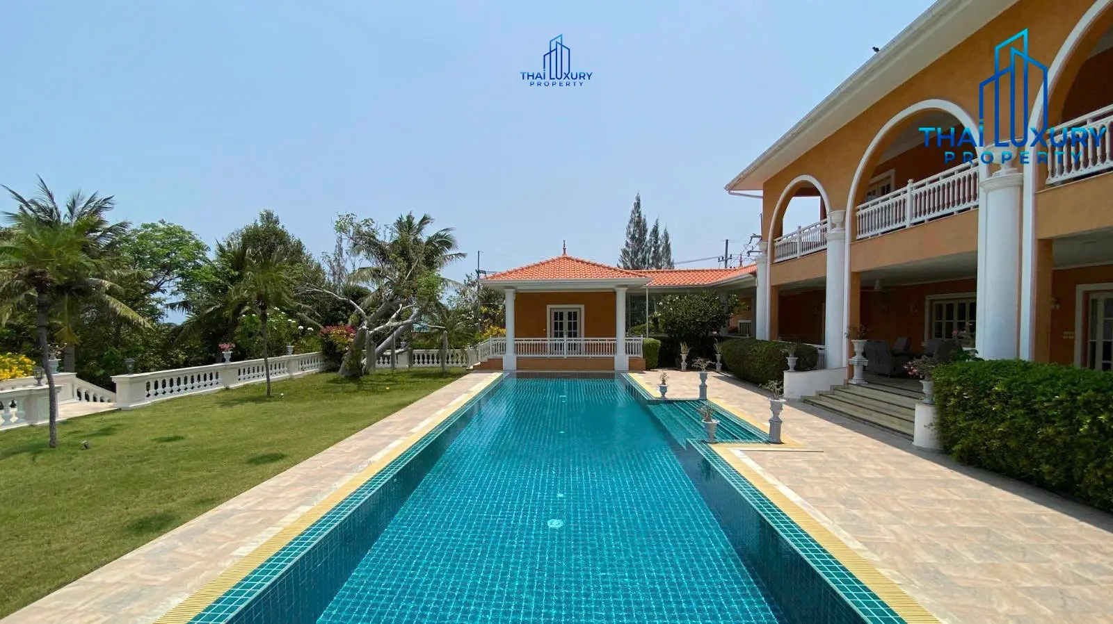 Grand & Luxurious 7-Bedroom Mansion on 2 Rai for Rent or Sale – Soi 116, Hua Hin